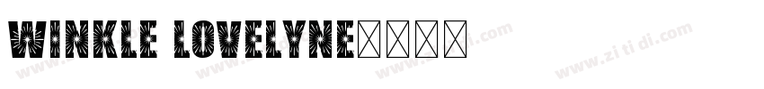 Winkle Lovelyne字体转换